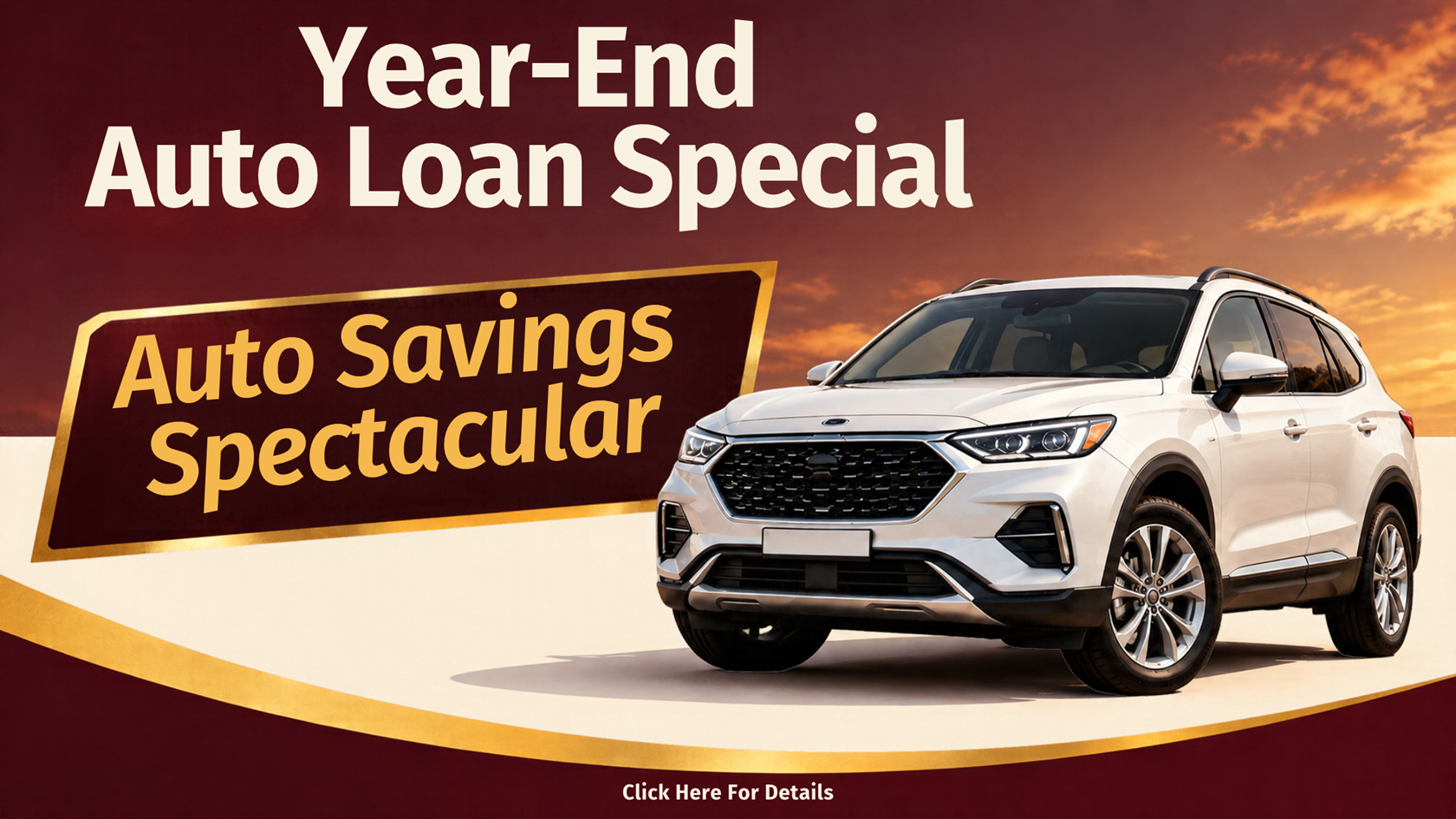 Year end auto loan special